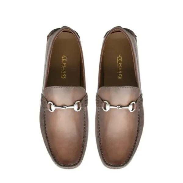 Shop Ace Marks Shoes Ace Marks Capo Driving Moccasin Brown Antique BrownAntique