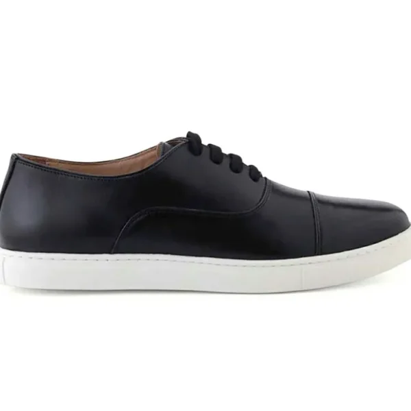 ace_marks_filipo_ii_cap_t_0.webp Shop Ace Marks Shoes Ace Marks Filipo II Cap Toe Oxford Sneaker In Black
