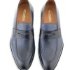 Clearance Ace Marks Shoes Ace Marks Greg Penny Loafer Avio Antique & Black Leather AvioAntique&BlackLeather