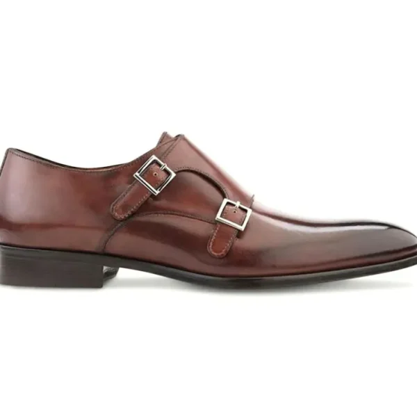 Sale Ace Marks Shoes Ace Marks Kurt Monkstrap Brown Antique BrownAntique