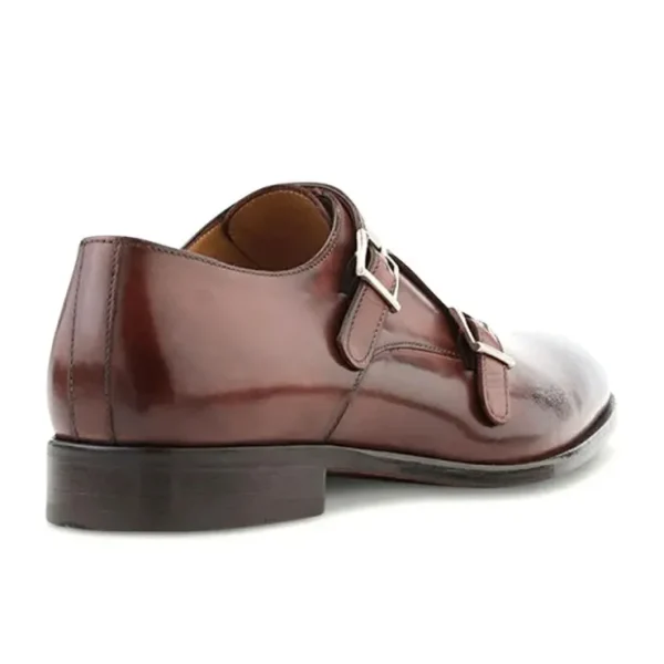 Sale Ace Marks Shoes Ace Marks Kurt Monkstrap Brown Antique BrownAntique