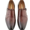 Sale Ace Marks Shoes Ace Marks Kurt Monkstrap Brown Antique BrownAntique
