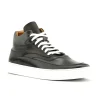 Discount Ace Marks Shoes Ace Marks Maximo High Top Dress Sneakers In Black & Grey Smoke Black&GreySmoke