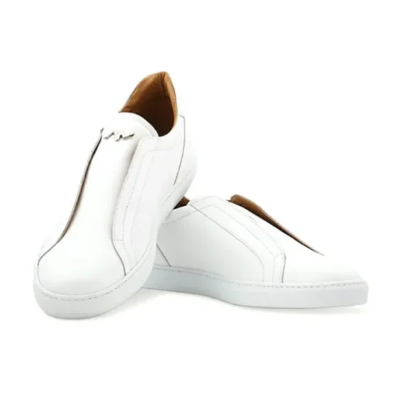 ace_marks_saint_elastic_s_4.webp Sale Ace Marks Shoes Ace Marks Saint Elastic Slip On Sneaker In White Leather WhiteLeather