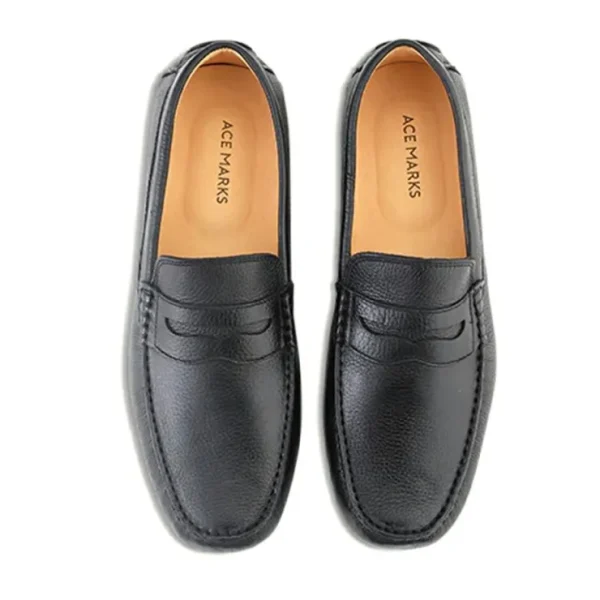ace_marks_santi_moccasin__3.webp Shop Ace Marks Shoes Ace Marks Santi Moccasin In Black