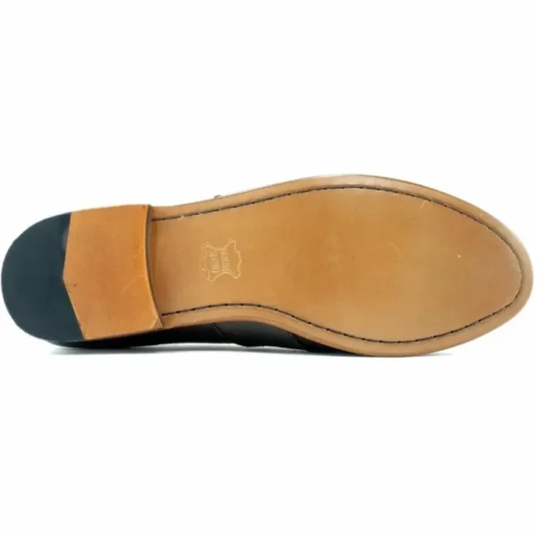Fashion Alan Payne Barney Deerskin Penny Loafers Brown