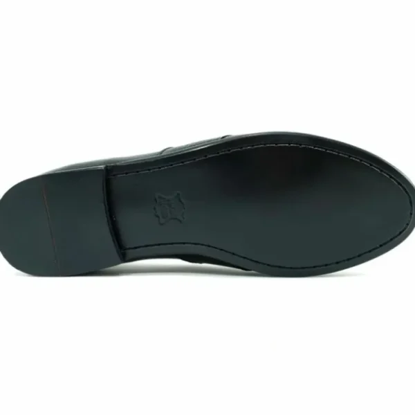 alan_payne_barney_deerski_2.webp Fashion Alan Payne Barney Deerskin Penny Loafers Black