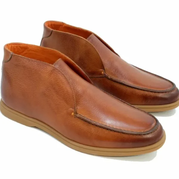Shop Alan Payne Bravo Calfskin Boots Mahogany