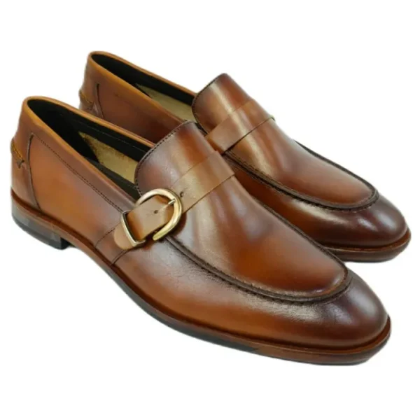 alan_payne_daytona_buckle_1.webp Flash Sale Alan Payne Daytona Buckle Loafer Cognac