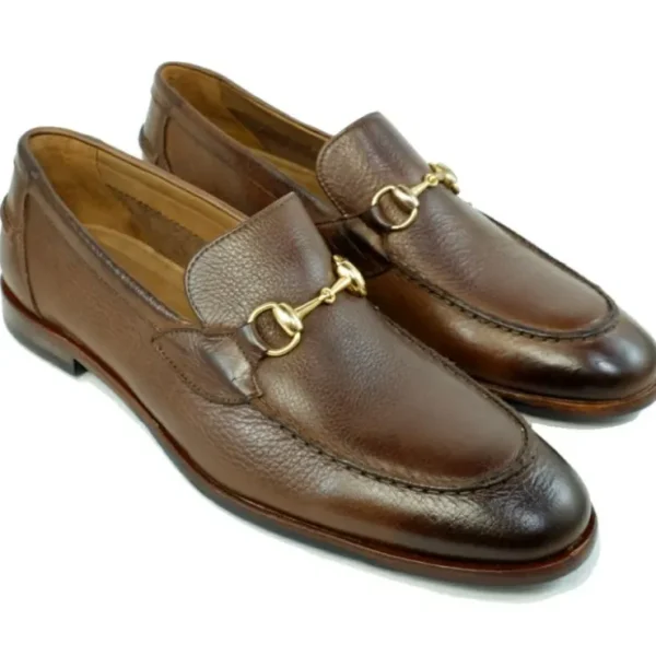 alan_payne_miami_pebble_g_1-1.webp Clearance Alan Payne Miami Pebble Grain Bit Loafers Brown