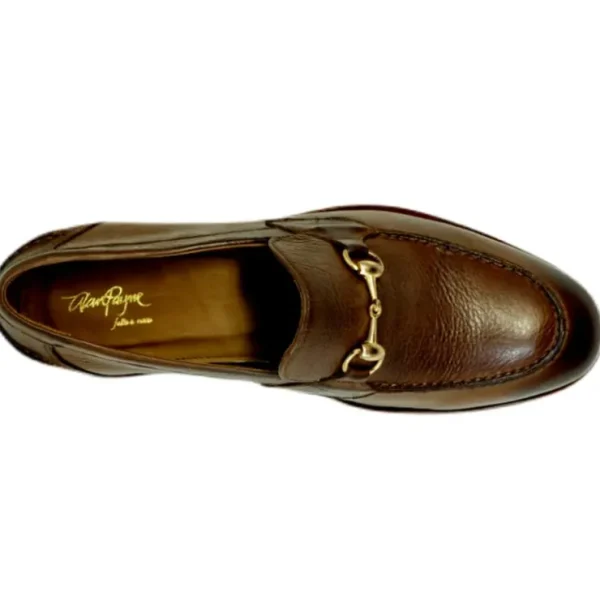 alan_payne_miami_pebble_g_2-1.webp Clearance Alan Payne Miami Pebble Grain Bit Loafers Brown