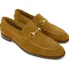 Hot Alan Payne Miami Suede Bit Loafers Bourbon