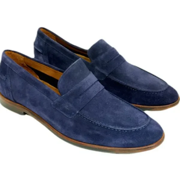 alan_payne_naples_suede_p_1-2.webp Store Alan Payne Naples Suede Penny Loafers Navy