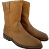 Sale Alan Payne Ranch Leather Boots Cognac