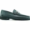 Sale Alan Payne Walker II Deerskin Bit Loafers Black
