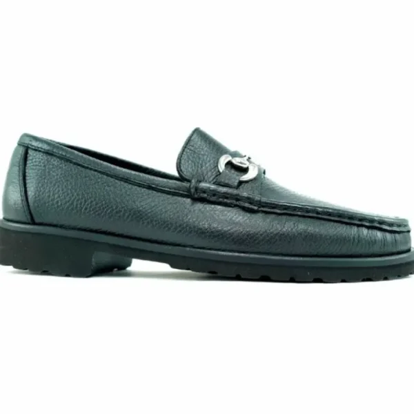 alan_payne_walker_ii_deer_0.webp Sale Alan Payne Walker II Deerskin Bit Loafers Black
