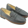 Cheap Alan Payne Worchester Genuine American Bison Penny Loafers Brown