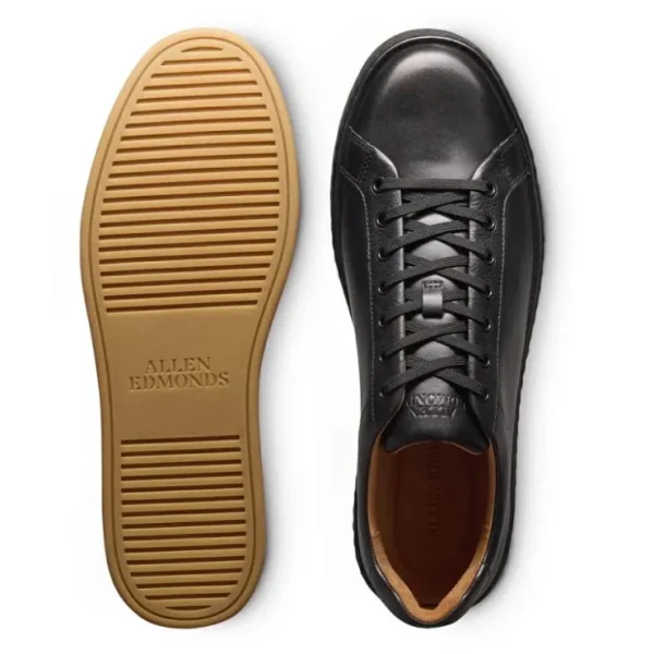 allen_edmonds_barnes_leat_3.webp Clearance Allen Edmonds Barnes Leather Lace-Up Sneaker (7600) Black