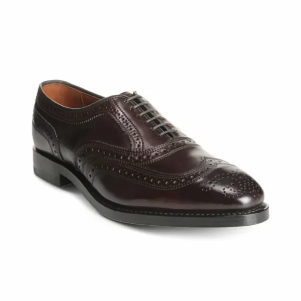New Allen Edmonds Cambridge Shell Cordovan Wingtip Dress Shoe (8685) Burgundy