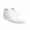 Discount Allen Edmonds Courtside Leather Sneaker (3580) White