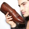 Cheap Allen Edmonds Grayson Tassel Loafer Dark Chili (8272) DarkChili