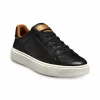 New Allen Edmonds Oliver Leather Slip-on Stretch-lace Sneaker (6366) Black