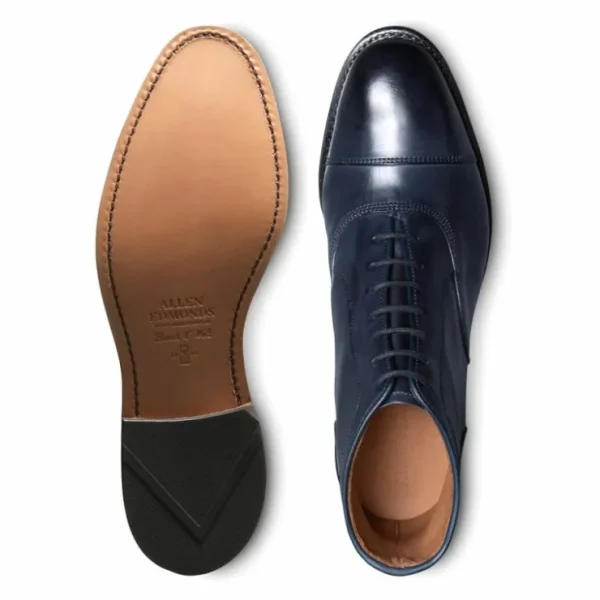 Online Allen Edmonds Park Avenue Cap Toe Oxford Dress Boot (6891) Navy