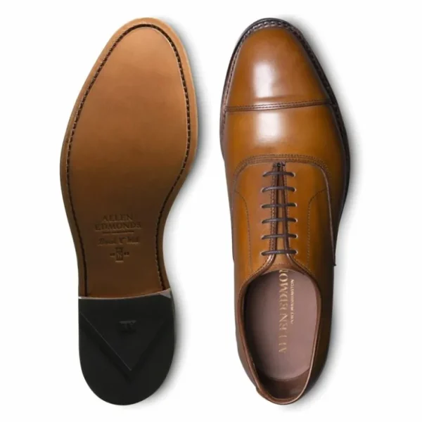Outlet Allen Edmonds Park Avenue Cap-toe Oxford Dress Shoes Walnut Brown (5956) WalnutBrown