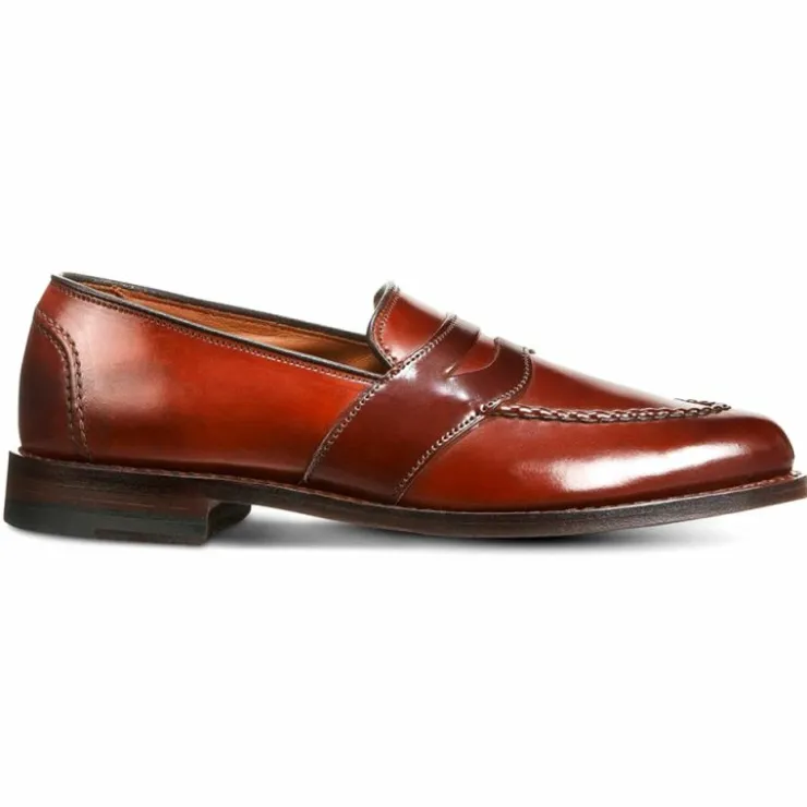 New Allen Edmonds Randolph Shell Cordovan Penny Loafer (5526) Chili