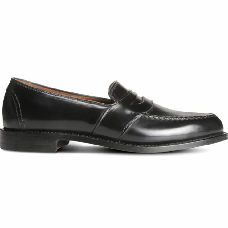 Shop Allen Edmonds Randolph Shell Cordovan Penny Loafer (4899) Black