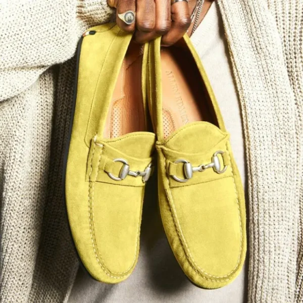 allen_edmonds_sebastian_s_5.webp Fashion Allen Edmonds Sebastian Suede Bit Driving Loafer (6452) Citron