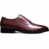 Outlet Allen Edmonds Siena Leather Cap Stitch Oxford Dress Shoe (6703) Burgundy