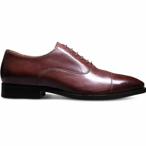 Outlet Allen Edmonds Siena Leather Cap Stitch Oxford Dress Shoe (6703) Burgundy