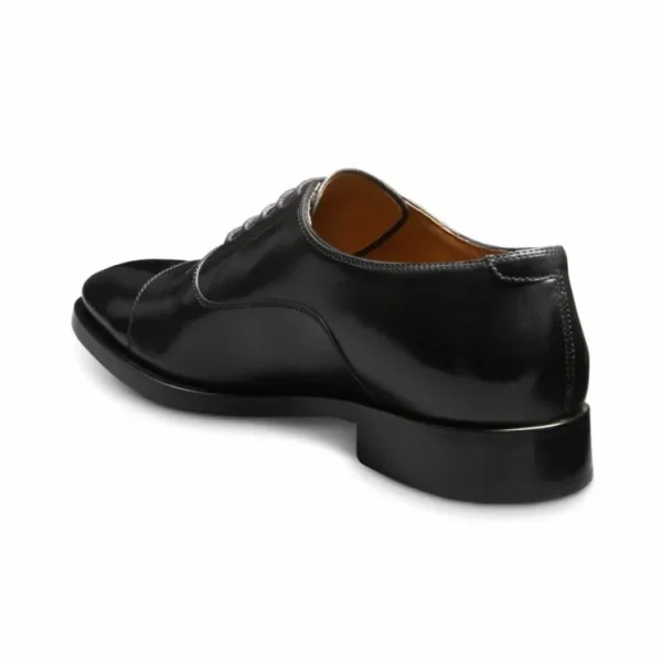 Discount Allen Edmonds Siena Leather Cap Stitch Oxford Dress Shoe (5720) Black