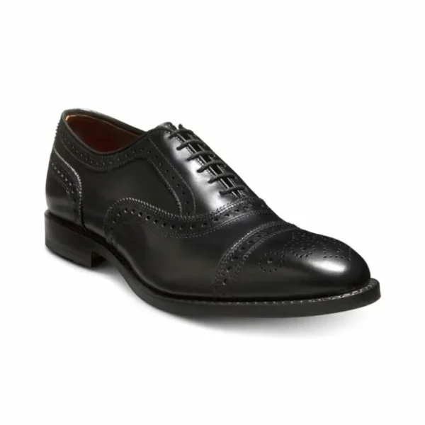 Fashion Allen Edmonds Strand Leather Cap-toe Oxford Dress Shoe (6115) Black