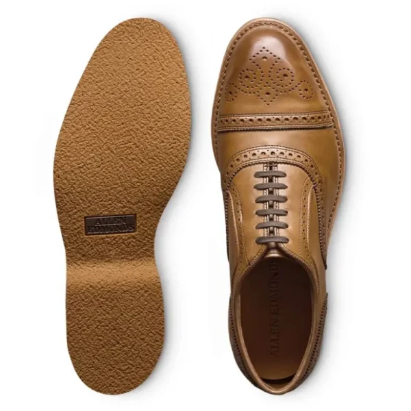 Cheap Allen Edmonds Strand Verse Leather Cap-toe Oxford (7981) Walnut