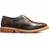 New Allen Edmonds Strandmok Leather Cap-toe Oxford with Dainite Rubber Sole Saddle (4027) Brown