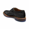 Discount Allen Edmonds Strandmok Leather Cap-toe Oxford with Dainite Rubber Sole Black Chromexcel (5555) BlackChromexcel