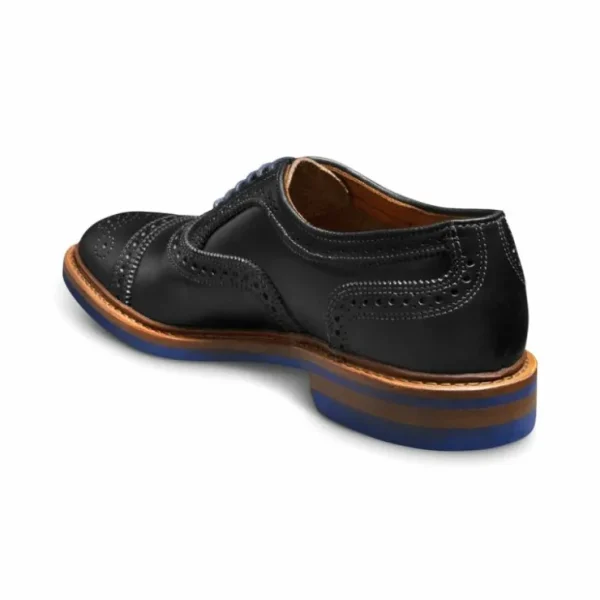 allen_edmonds_strandmok_l_2.webp Discount Allen Edmonds Strandmok Leather Cap-toe Oxford with Dainite Rubber Sole Black Chromexcel (5555) BlackChromexcel
