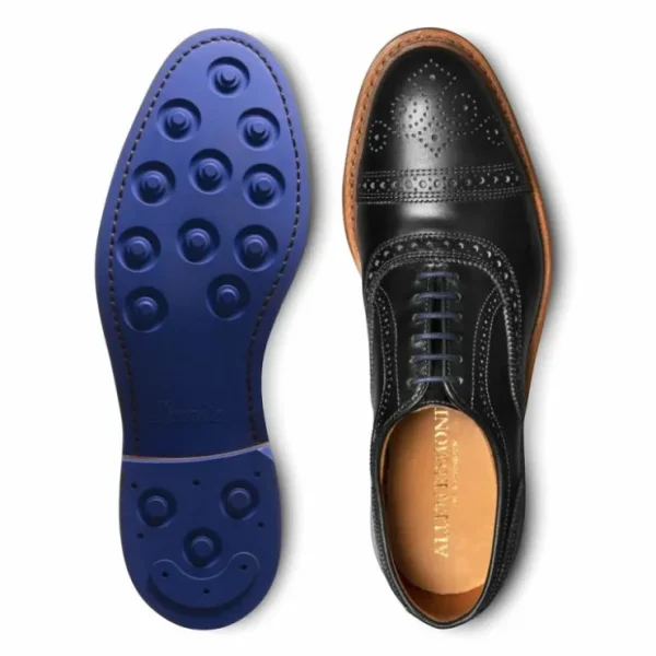 allen_edmonds_strandmok_l_3.webp Discount Allen Edmonds Strandmok Leather Cap-toe Oxford with Dainite Rubber Sole Black Chromexcel (5555) BlackChromexcel