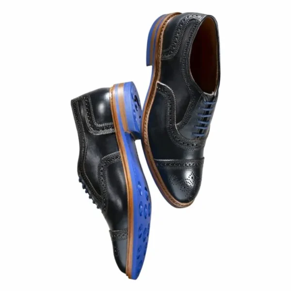 allen_edmonds_strandmok_l_5.webp Discount Allen Edmonds Strandmok Leather Cap-toe Oxford with Dainite Rubber Sole Black Chromexcel (5555) BlackChromexcel