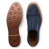 Cheap Allen Edmonds Strandmok Suede Cap-toe Oxford (8079) Navy