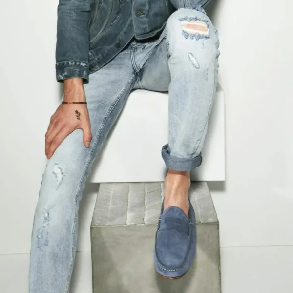 allen_edmonds_super_sport_4.webp Shop Allen Edmonds Super Sport Suede Penny Loafer (6459) Denim