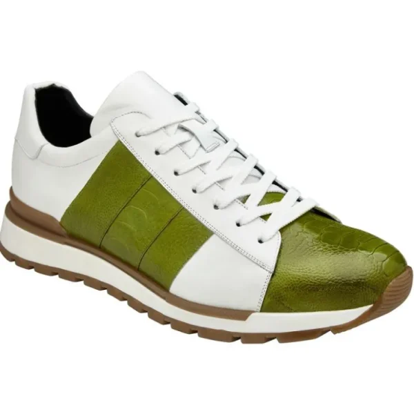 belvedere_blake_ostrich_s_1.webp New Belvedere Blake Ostrich Sneakers Lime / White (33629)