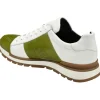 New Belvedere Blake Ostrich Sneakers Lime / White (33629)