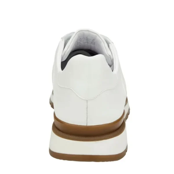 New Belvedere Blake Ostrich Sneakers (33629) White