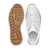 New Belvedere Blake Ostrich Sneakers (33629) White