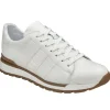 New Belvedere Blake Ostrich Sneakers (33629) White