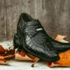 Best Sale Belvedere Chapo Hornback Lace Up Shoes (1465) Black