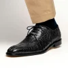 Best Sale Belvedere Chapo Hornback Lace Up Shoes (1465) Black